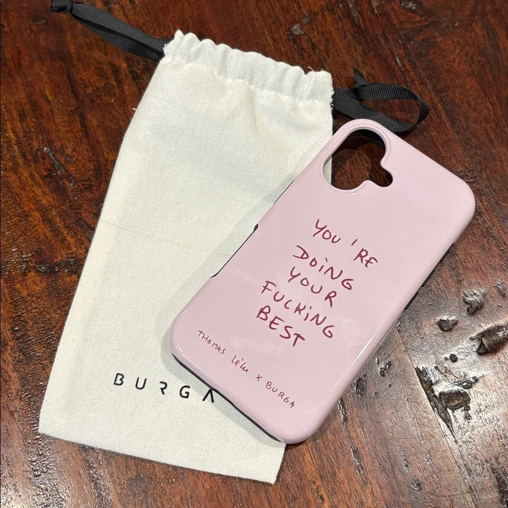 BURGA Your Best Thomas Lelu x Burga iPhone 16 Phone Case Tough MagSafe NEW